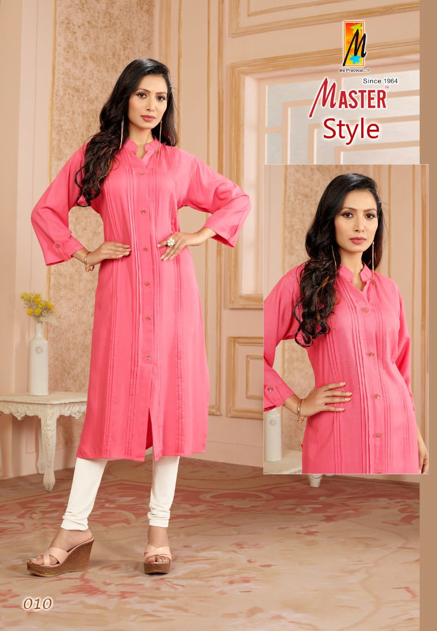 Master Style Ethnic Wear Designer Wholesale Kurti Collection 